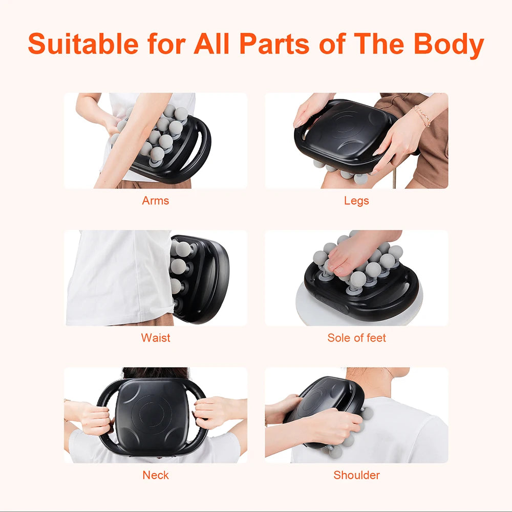 16-Head Fascia Massage Gun – High-Frequency