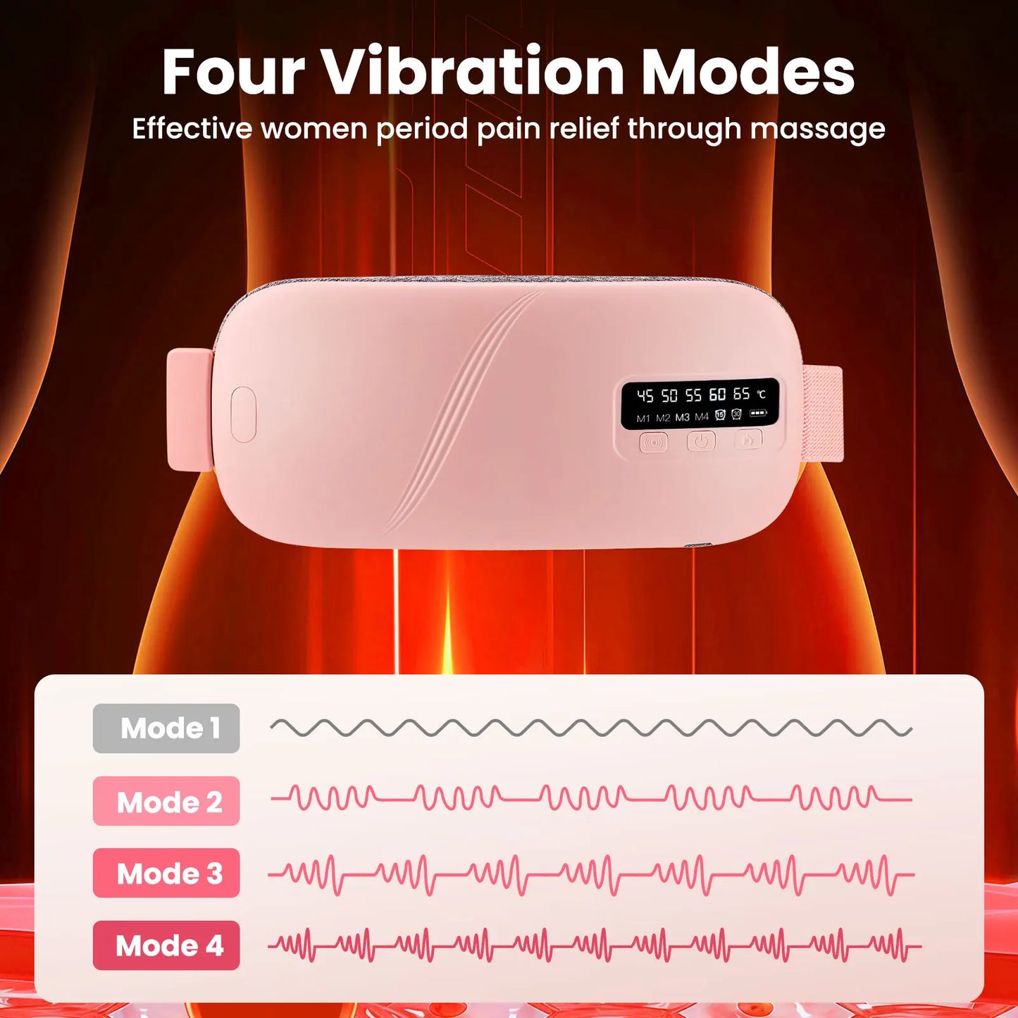 Period Relief Heating Belt (4 Modes) with Vibration