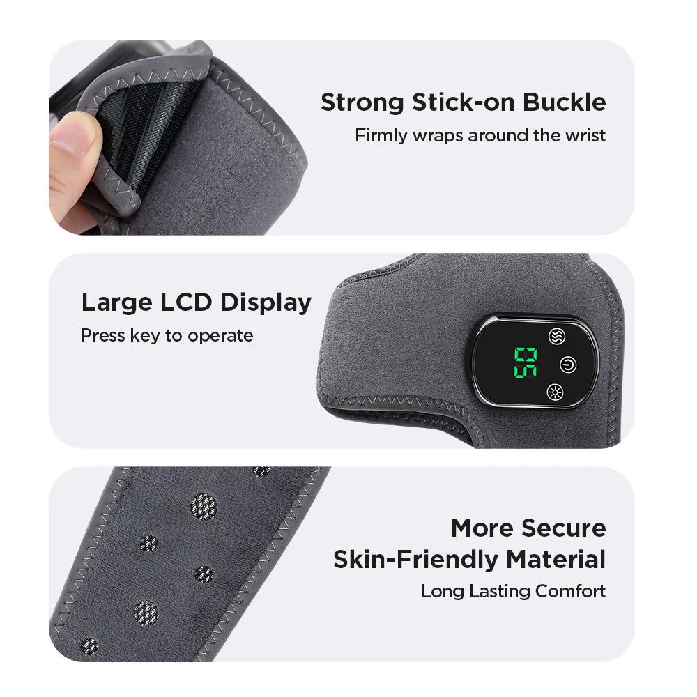 Heated Vibration Ankle Massager Wrap