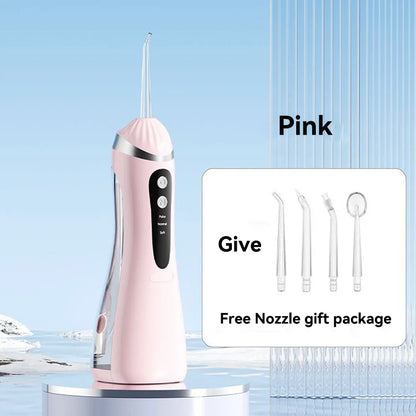 Rechargeable Oral Irrigator (200ml, 3 Modes, IP65)