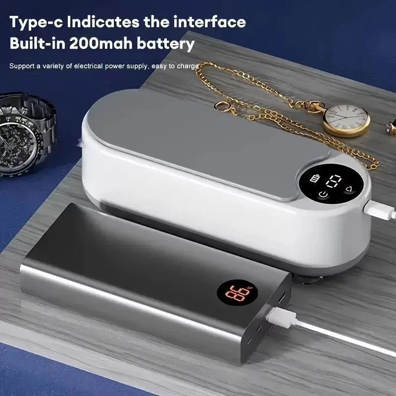 Wireless Ultrasonic Cleaner for Eyewear & Accessories