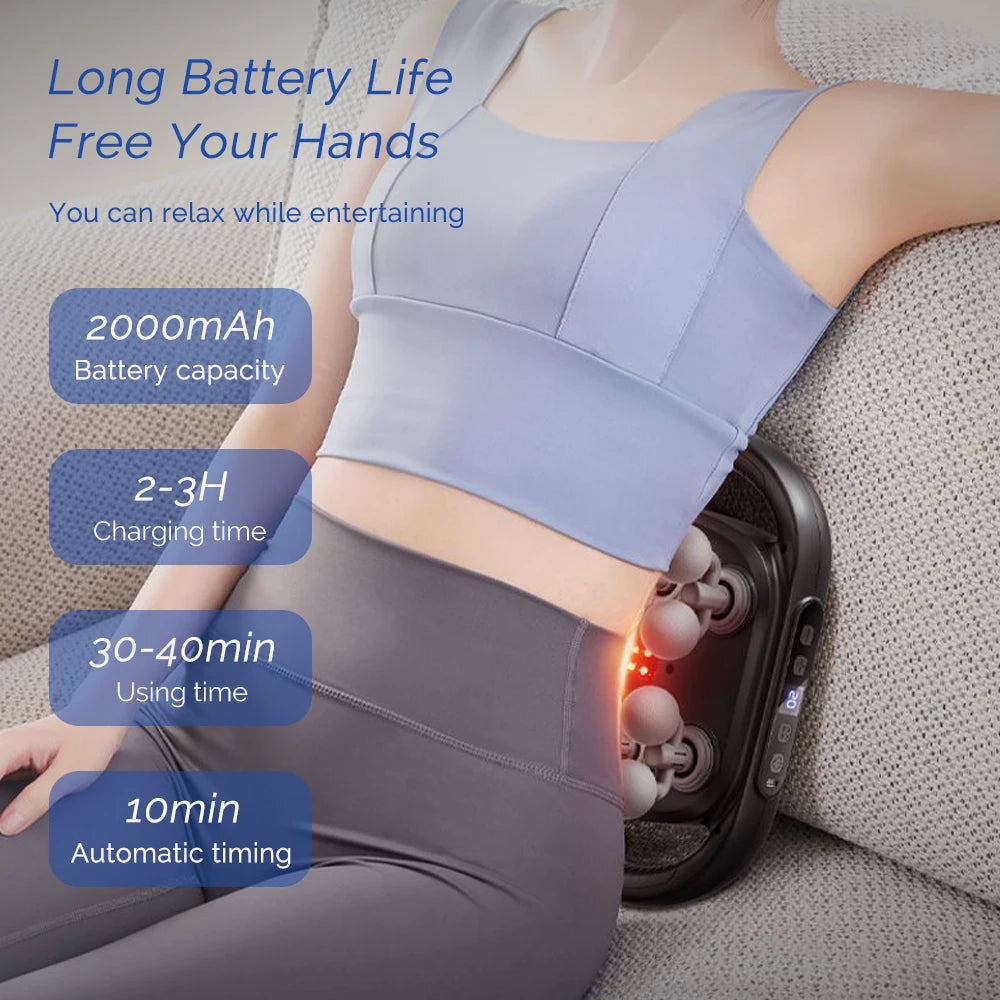 16-Head Fascia Massage Gun – High-Frequency