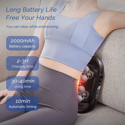 16-Head Fascia Massage Gun – High-Frequency