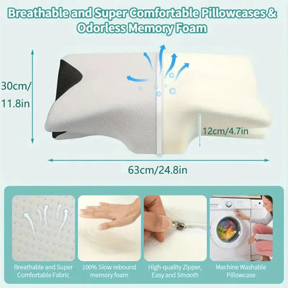 Butterfly Memory Foam Cervical Pillow – Slow Rebound
