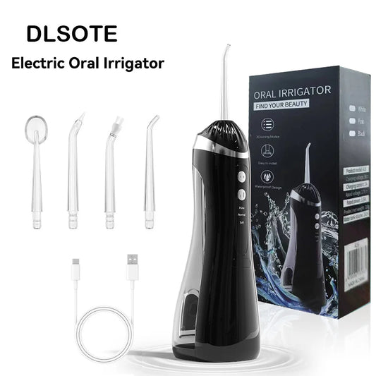 Rechargeable Oral Irrigator (200ml, 3 Modes, IP65)