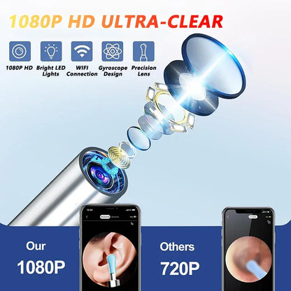 Visual Ear Cleaner with Camera (Otoscope Endoscope)