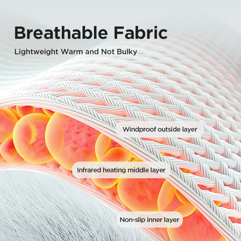 Heated Vibration Ankle Massager Wrap