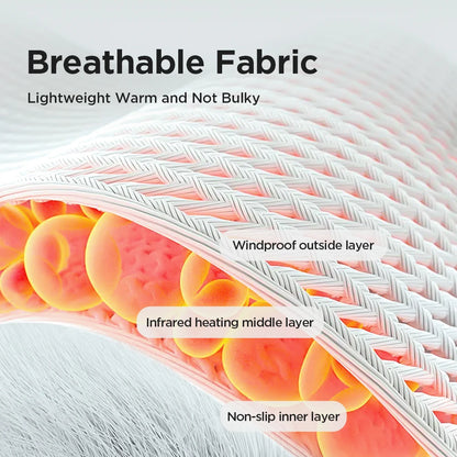 Heated Vibration Ankle Massager Wrap