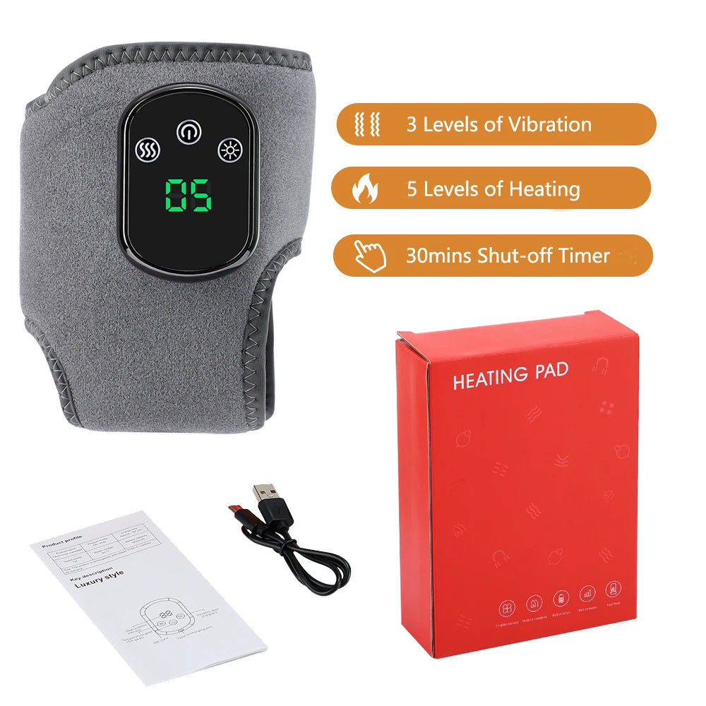 Heated Vibration Ankle Massager Wrap