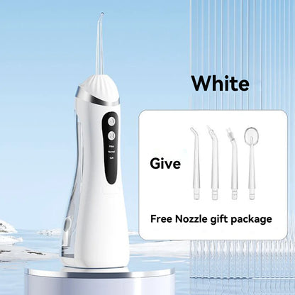 Rechargeable Oral Irrigator (200ml, 3 Modes, IP65)