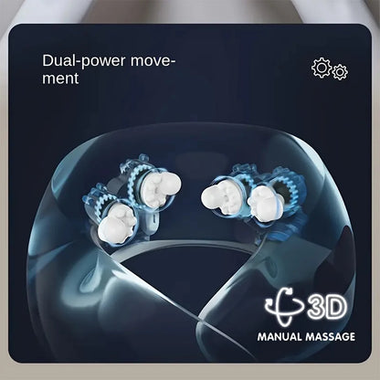 U-Shape Heated Neck Massager (USB Rechargeable)