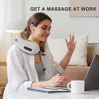 U-Shape Heated Neck Massager (USB Rechargeable)