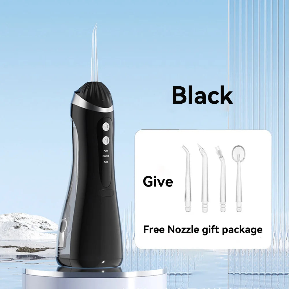 Rechargeable Oral Irrigator (200ml, 3 Modes, IP65)