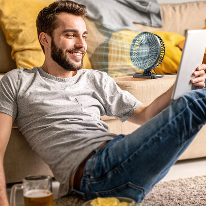 Mini USB Desktop Fan for Home & Office