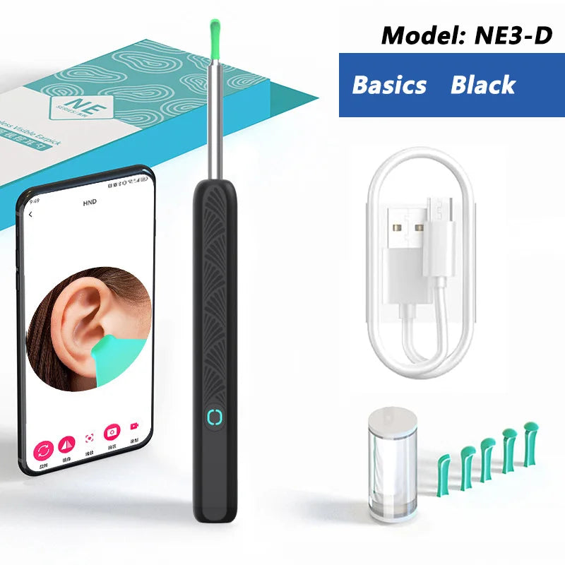 Visual Ear Cleaner with Camera (Otoscope Endoscope)