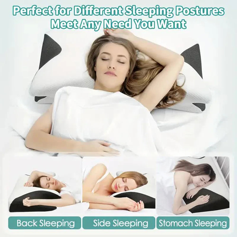 Butterfly Memory Foam Cervical Pillow – Slow Rebound