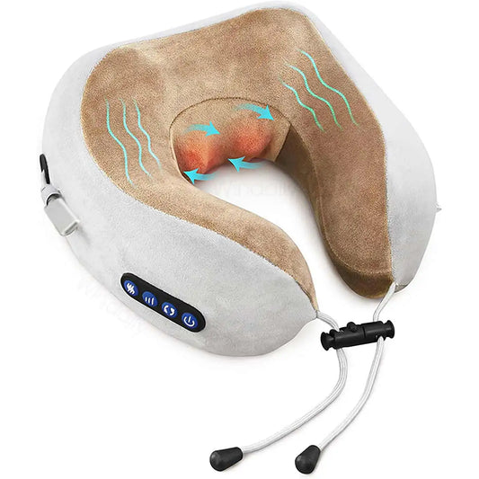 U-Shape Heated Neck Massager (USB Rechargeable)