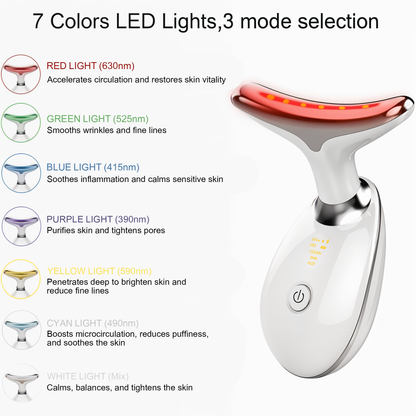 Facial & Neck Beauty Massager  - Skin Lifting & Tightening Tool