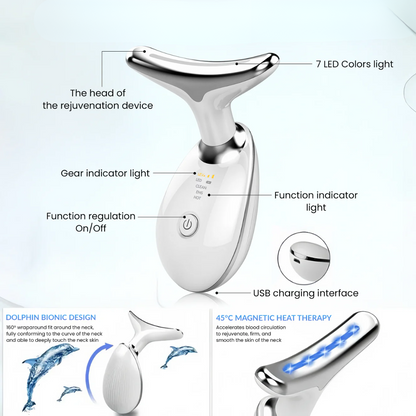 Facial & Neck Beauty Massager  - Skin Lifting & Tightening Tool
