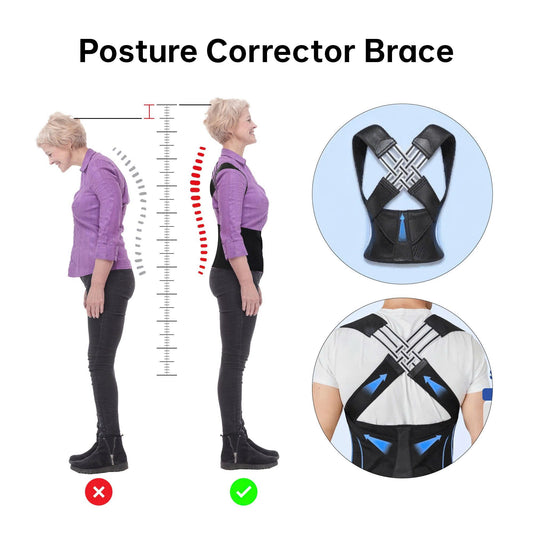Posture Corrector for Women and Men -Back Support Brace